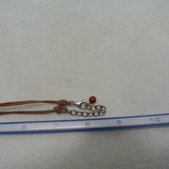 Vintage Sterling Peyote Bird Turquoise Necklace - Picture 6 of 9